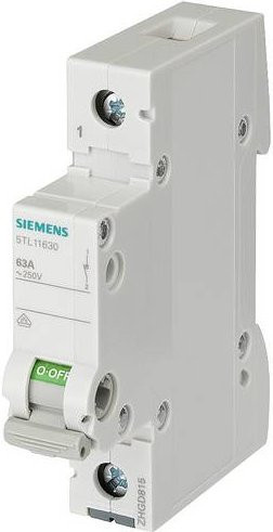 Siemens Ausschalter Grau 125A 1 Schließer 5TL11920 - Bild 1