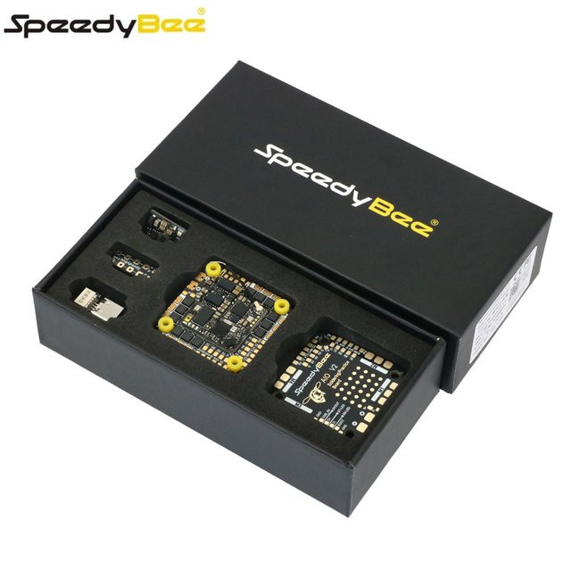 Speedybee F405 AIO V2 Flight Controller Stack mit 35A/40A ESC, 3-6S, 5V/9V 1,5A BEC, Betaflight, Schwarz - Bild 1