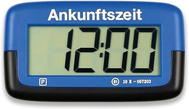 Needit ParkMicro PS1800 Elektronische Parkscheibe in Blau, selbstklebend, B/H/T: 80 x 45 x 10 mm - Bild 1