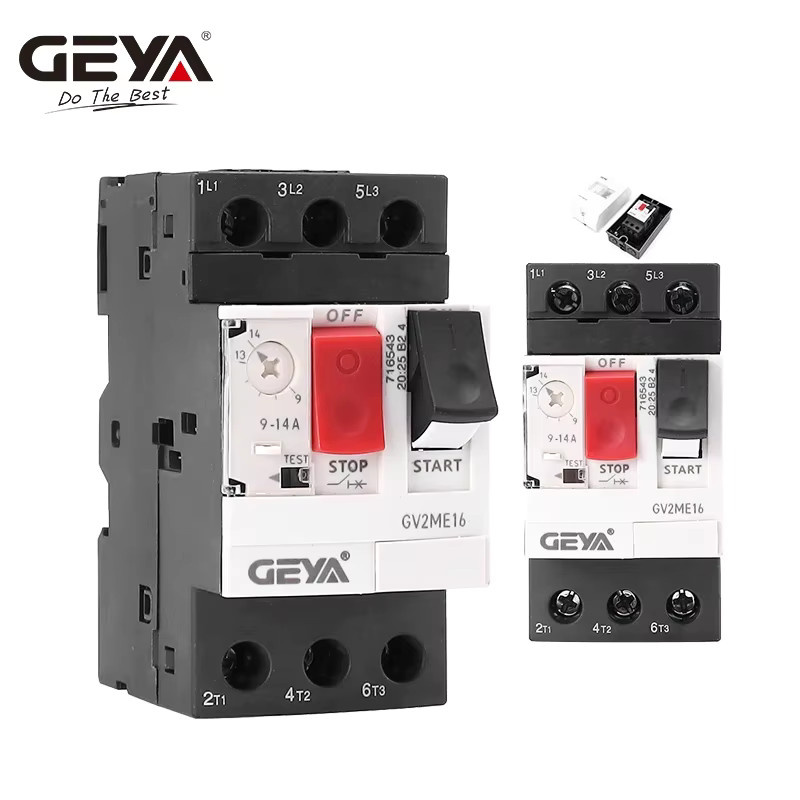 GEYA GV2ME Motorschutzschalter MPCB Motorstarter 3P Thermomagnetisch mit Drucktaster - Bild 2