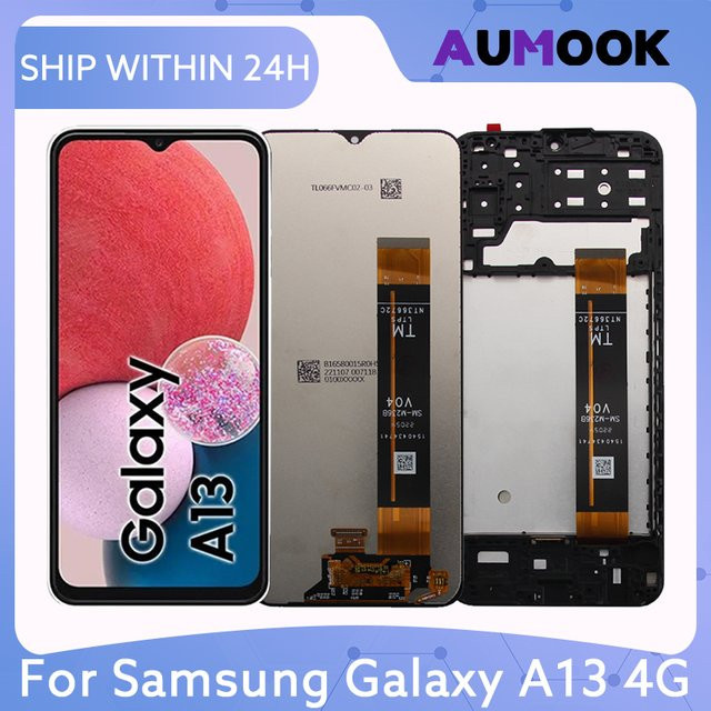 Samsung Galaxy A13 A135 A137 LCD Display mit Rahmen in Schwarz 6,6 Zoll Ersatz Touch Screen - Bild 1