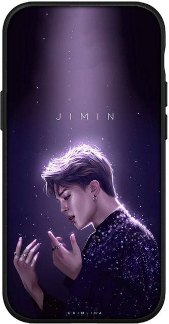 Handyhülle Park Ji Min Design für Samsung Galaxy S25 S24 S23 S22 Ultra FE Plus A17 A37 A57 A56 A55 A06 A16 A15 A36 A26 A35 A05 A25 A54 A34 S10 in Rehbraun - Bild 1