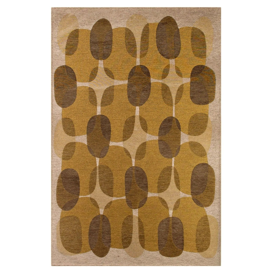 Lola&Moi Teppich Mountain Trail in Gold, Braun und Beige mit dezentem Muster, B: 170 cm, T: 240 cm - Bild 2