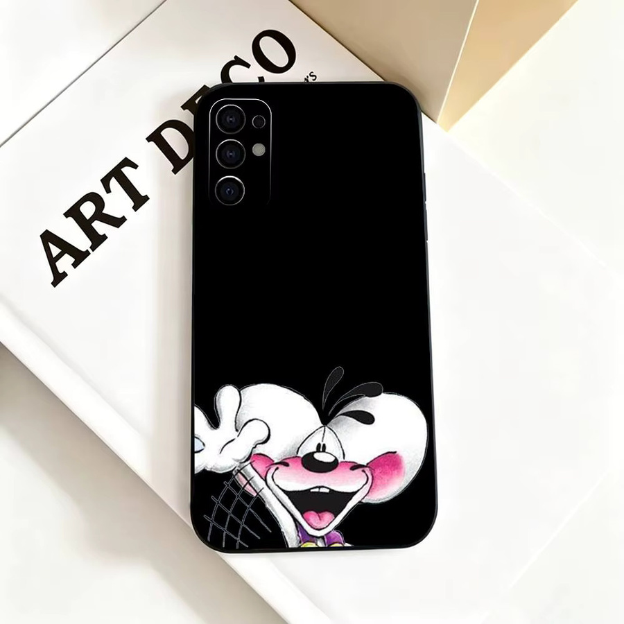 Handyhülle mit niedlichem Cartoon-Maus-Design aus schwarzem Silikon für Samsung Galaxy S25 S24 S23 S22 S21 S20 S30 Ultra Plus FE Lite - Bild 2