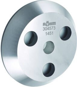 RÖHM Zentrierkegelaufsatz K114H AZ-2 D200/145 in Silber - Bild 1