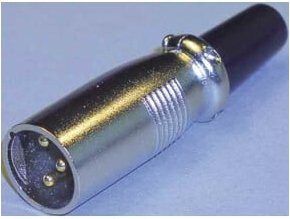 E+P Elektrik XLR-Stecker CST2 in Silber - Bild 1