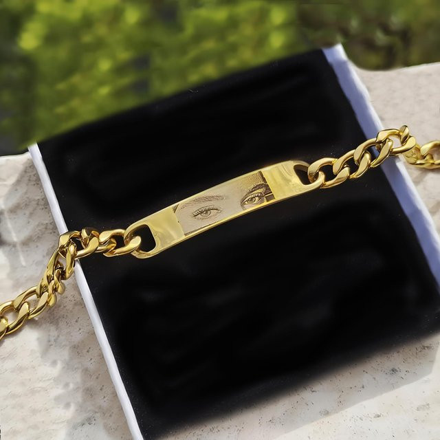 YULIN Armband Edelstahl, Gold, Unisex - Bild 1