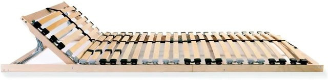 vidaXL Lattenrost mit 28 Latten und 7 Zonen in Braun, B: 120 cm, L: 200 cm - Bild 1