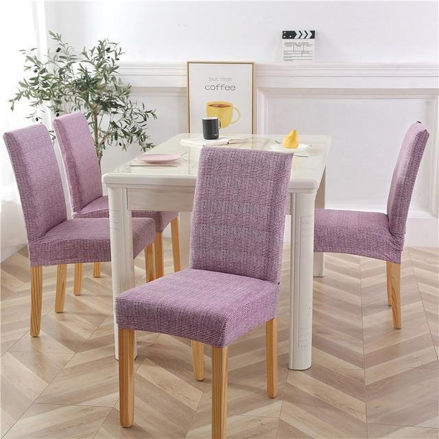 Housmife Universal Stuhlbezug aus Spandex für Esszimmer und Hochzeiten in modernem Design - Bild 1