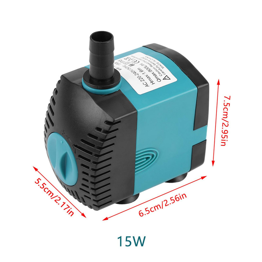 Ultra leise Tauchwasserpumpe von CosyHome mit 15W für Fischteich, Aquarium und Springbrunnen - Bild 3