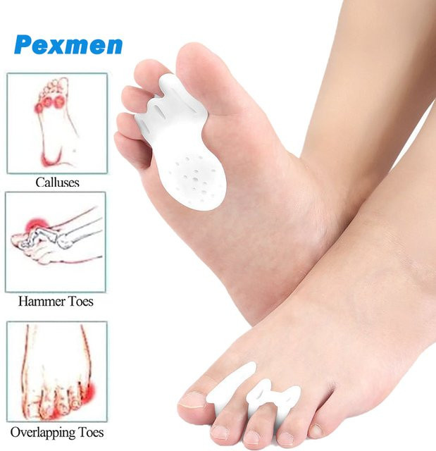 Pexmen Gel-Zehentrenner & Ballenkissen, Unisex - Bild 1
