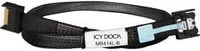 Icy Dock MCIO x4 SFF-TA-1016 PCIe Kabel in Schwarz - Bild 1