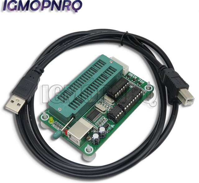 USB ICSP Programmierer K150 für Mikrocontroller und Arduino Entwicklungsboards mit USB-C Anschluss, Grün - Bild 1