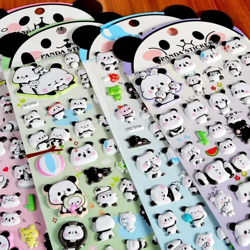 Yiran toy 1 3D Panda Aufkleber DIY Bastelmaterialien multicolor - Bild 4