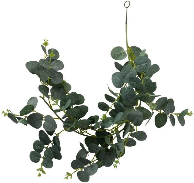 Boltze Pflanzengirlande Eukalyptus in Grün aus Kunststoff - Bild 1