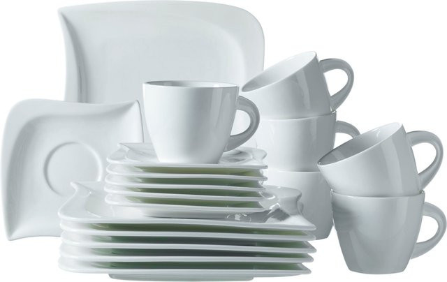 Mäser Kaffeeservice La Musica aus Porzellan in Elfenbein, 18-teilig - Bild 1