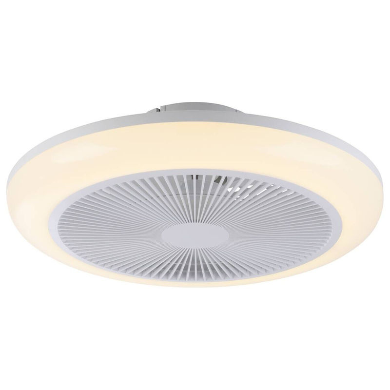 Just Light LED-Deckenventilator Brenda in Weiß mit RGBW-Effekt und Fernbedienung, B/H/T: 46 x 14 x 46 cm - Bild 2