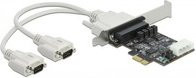 Delock PCIe Schnittstellenkarte mit 2x RS-232 seriellen Anschlüssen (5V/12V) - Bild 1