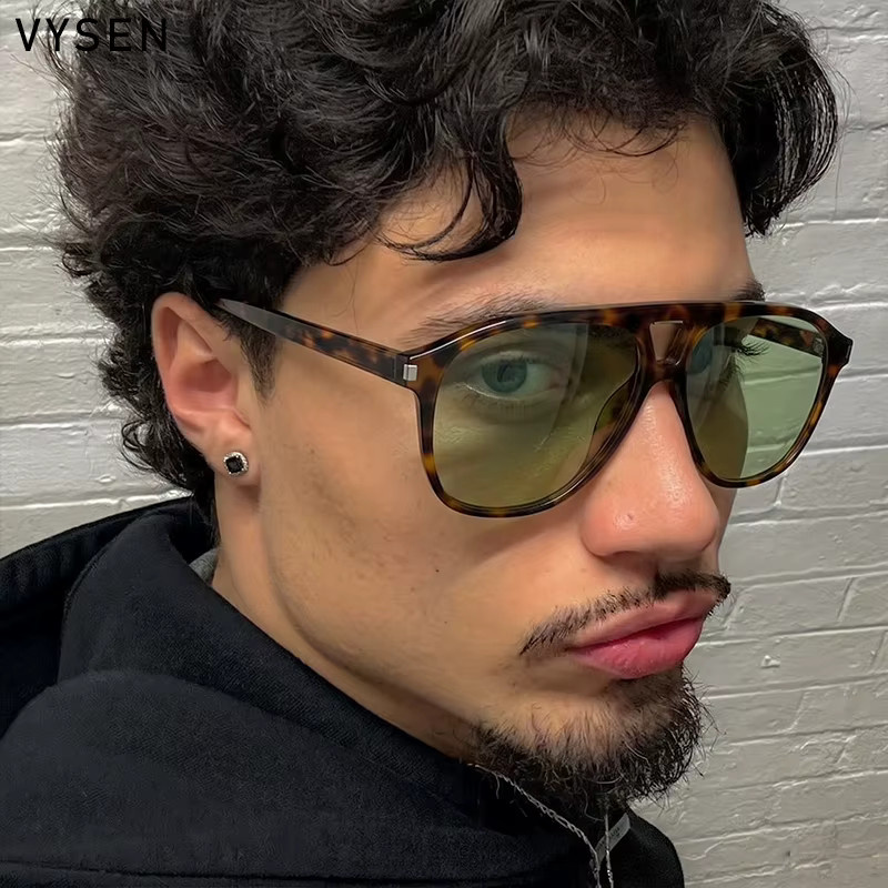 VYSEN Sonnenbrille Aviator, Vollrand, braun, Herren - Bild 2