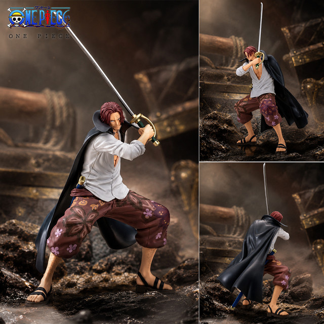 One Piece Red Hair Shanks Figur, Anime PVC-Statue, 1-teiliges Set - Bild 1