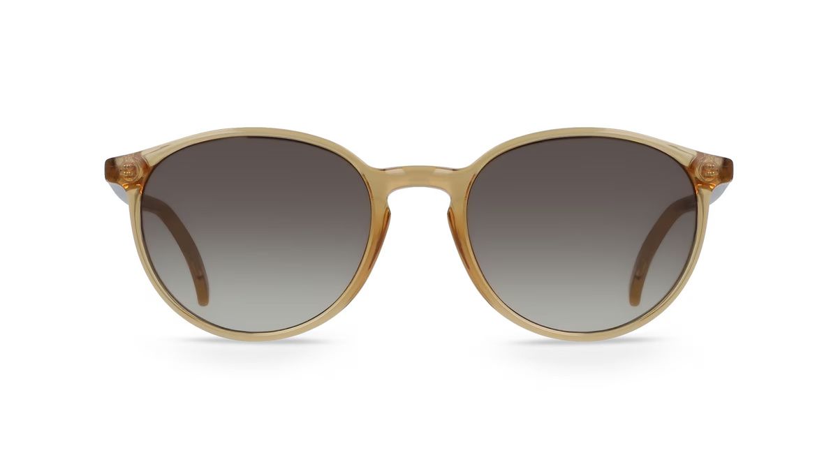 Fielmann JIL 005 SUN Sonnenbrille, Vollrand, Panto, Acetat, Unisex, Gelb - Bild 1