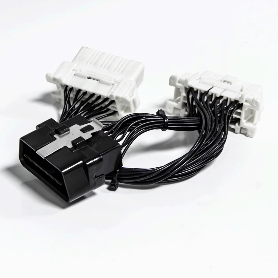 16-poliges OBD2-Splitter-Verlängerungskabel Stecker auf Buchse für ELM327 Auto-Diagnose - Bild 3