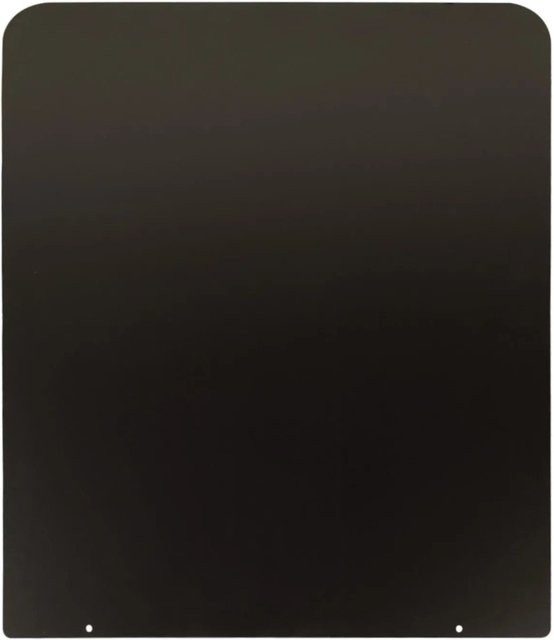 Sannover Bodenschutz aus Stahl in Schwarz für Holz- und Pelletöfen, B: 60 cm, T: 70 cm - Bild 1