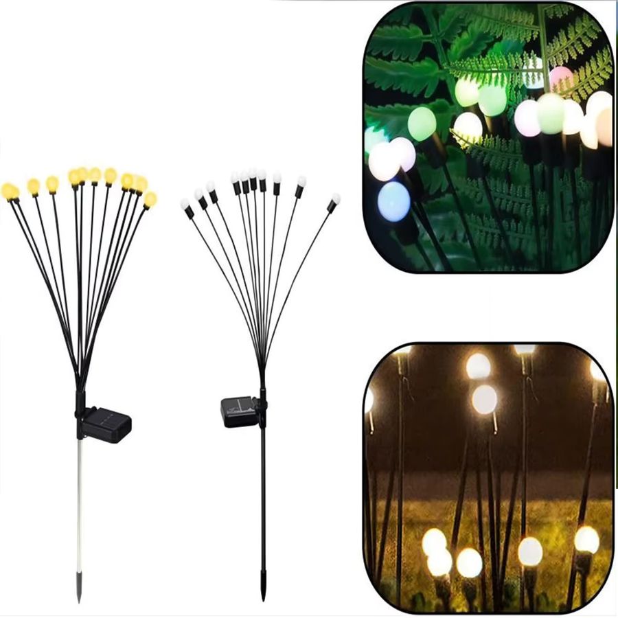 Heinast LED Solar-Gartenleuchten Glühwürmchen-Lichter warm wasserdicht für Terrasse und Garten - Bild 7