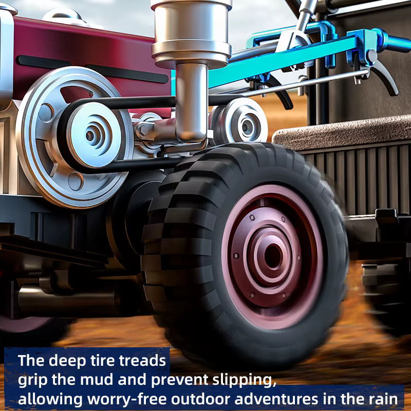 JIKEFUN RC Traktor, 1:14, 4WD Off-road, ferngesteuert - Bild 6