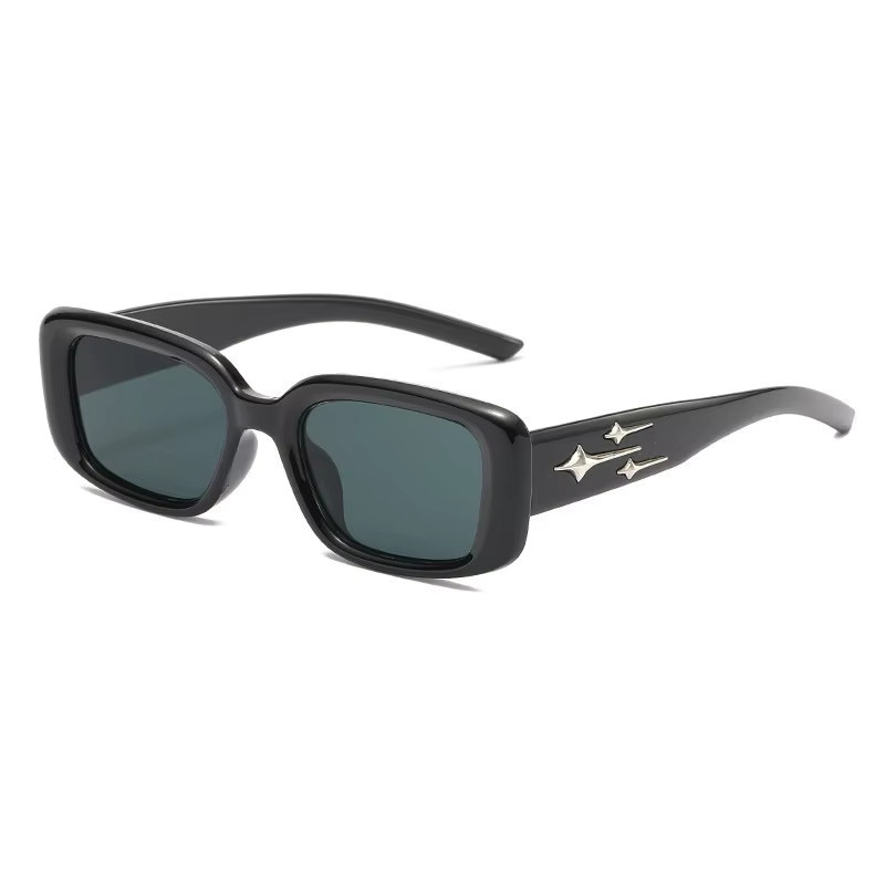 ERIKOLE Sonnenbrille, Rechteck, Vollrand, Kunststoff, Schwarz, Unisex - Bild 5