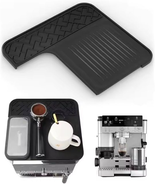 Ninja Luxe Espresso Schutzmatte aus Silikon in Grau, Breite: 31,0 cm, Tiefe: 29,0 cm - Bild 1