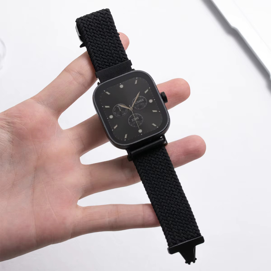 FancyWrist Uhrenarmband Nylon, Schwarz, Redmi Watch 6/5/4, Xiaomi Watch Miband 9 8 Pro - Bild 2