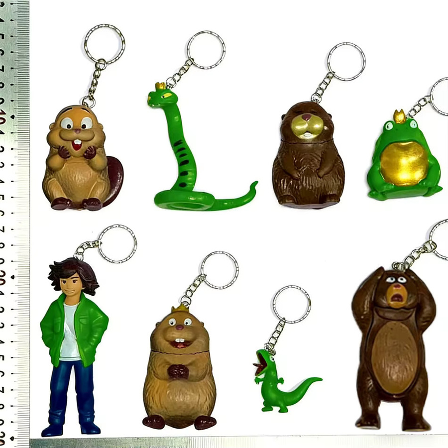 Disney Pixar Bandai Hoppers Beaver Transformation Plan Actionfiguren, 8-teiliges Set, PVC - Bild 3