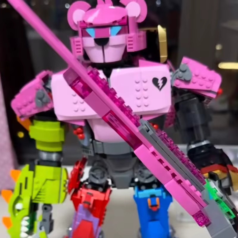 WSUEL Mecha Team Leader Spielzeugroboter-Modell, 2503 Teile, ab 14 Jahre - Bild 3
