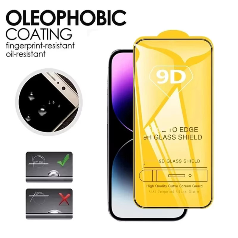 5 Stück Schutzfolien aus gehärtetem Glas mit schwarzem Rand für iPhone 15 Pro Max, 14 Plus, 13, 12, 11, SE 2. und 3. Generation, transparent - Bild 2