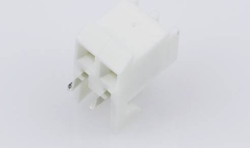 Molex Einbau-Buchsenleiste in Weiß mit 2 Polstellen und einem Rastermaß von 3,96 mm - Bild 1
