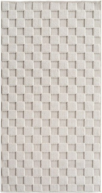 Ayyildiz Flachgewebeteppich Helix Creme Beige Modernes Design B/H/L: 80 x 0,7 x 150 cm - Bild 1