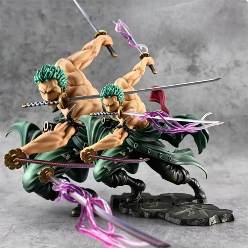Bandai One Piece Roronoa Zoro Actionfigur, 10cm, Kunststoff - Bild 3
