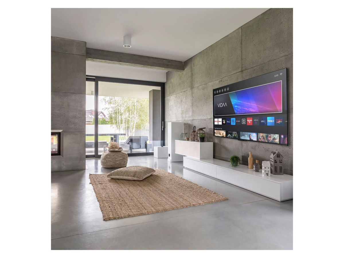 Toshiba Smart TV UV1563DDW 4K UHD Fernseher mit VIDAA, Dolby Vision, HDR und Triple-Tuner, Schwarz, 50 Zoll - Bild 1