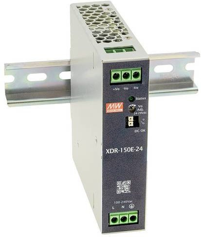 MEAN WELL MW XDR-150E-48 Hutschienen-Netzteil DIN-Rail 48V 3.25A 156W Grau - Bild 1