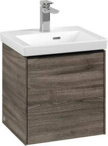 Villeroy & Boch Waschtischunterschrank Subway 3.0 in Eiche braun matt, Wandmontage, B/T/H: 42,3 x 42,9 x 37,8 cm - Bild 1