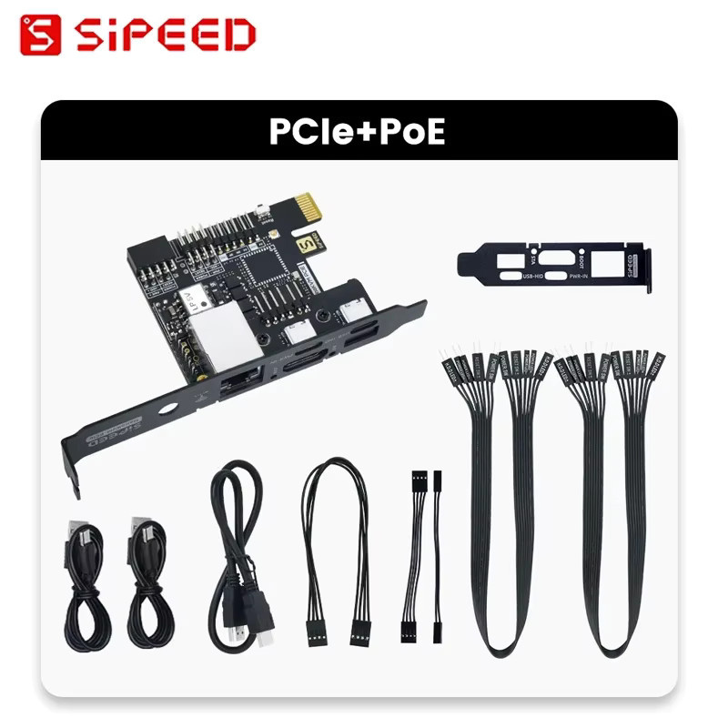 Sipeed NanoKVM-PCIe Mini-KVM-Switch mit HDMI für PiKVM-Betrieb und Serverwartung in Schwarz - Bild 4