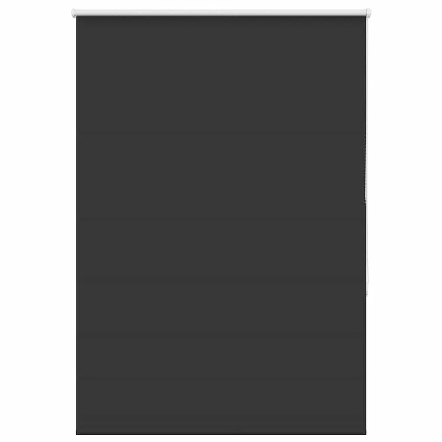 vidaXL Verdunkelungsrollo Schwarz aus Polyester, B/H: 95 x 150 cm - Bild 2