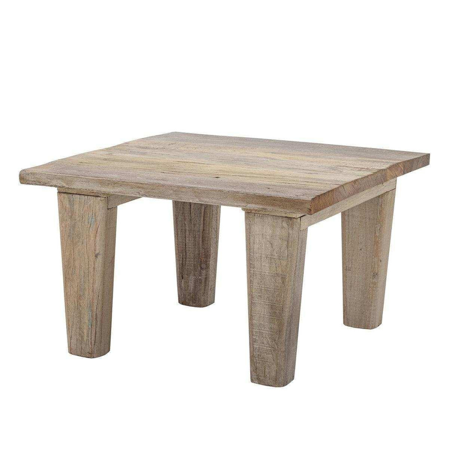 Bloomingville Riber Couchtisch aus recyceltem Holz in Braun im nordischen Stil B: 60 cm, T: 36 cm - Bild 1