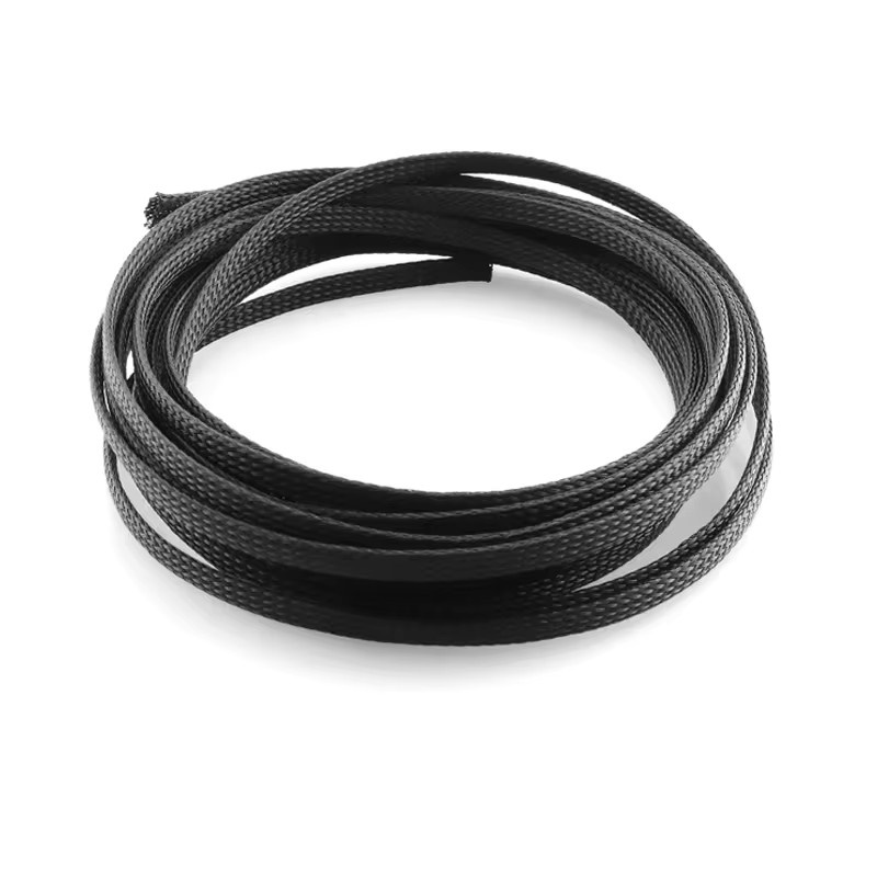 3M Flexible Drahtgeflecht-Hülle aus PET als erweiterbare geflochtene Ummantelung für TV-Audio-PC-Kabel, Schwarz - Bild 6