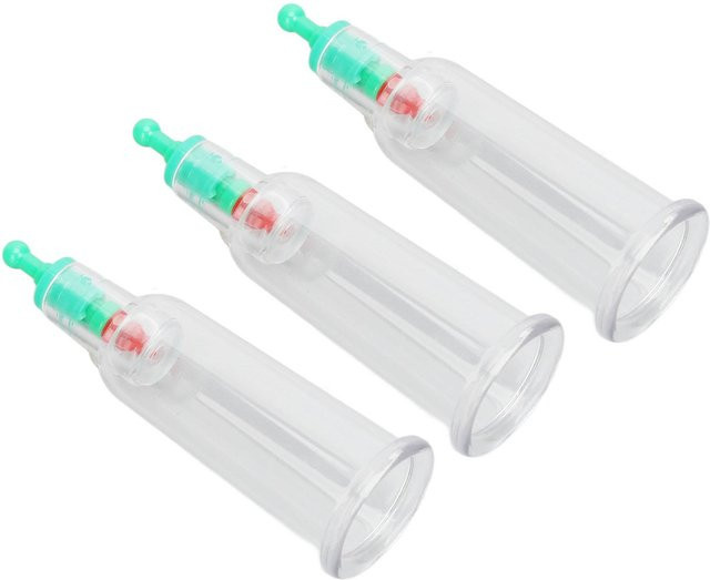 Beautyyy Finger Schröpfen Tasse Vakuum Massage, 3 Stück, White, Unisex - Bild 1