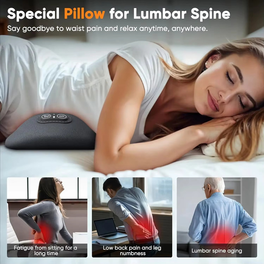 Vilnason 3-in-1 Shiatsu Tiefengewebe Rückenmassagegerät zur Schmerzlinderung für Schulter, Taille und Unterrücken - Bild 5