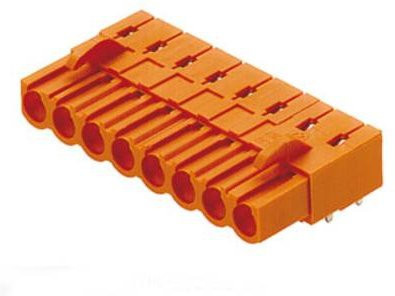 Weidmüller Buchsengehäuse-Platine BL/SL Polzahl 10 in Schwarz und Orange, 36 Stück - Bild 1