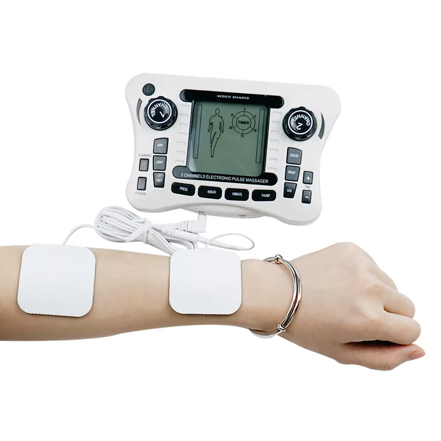 SANPKON Elektrisches TENS-Impulsmassagegerät EMS Muskelstimulator, Weiß, Unisex - Bild 2