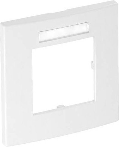 OBO Bettermann Abdeckrahmen 1fach Weiß B/H: 8,4 x 8,4 cm - Bild 1